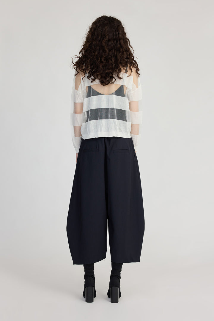 Banded Sweater (Ivory)