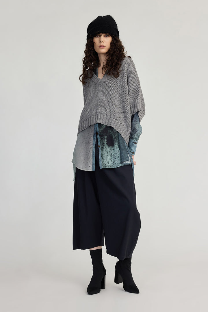 Petite Fade Sweater (Flint)