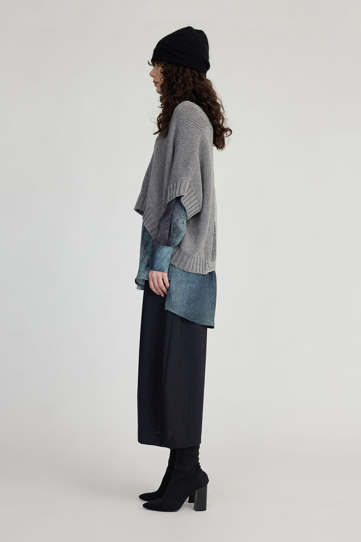 Petite Fade Sweater (Flint)