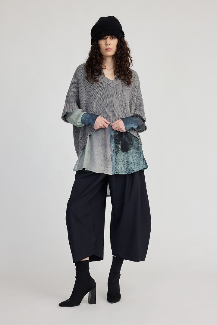 Petite Fade Sweater (Flint)
