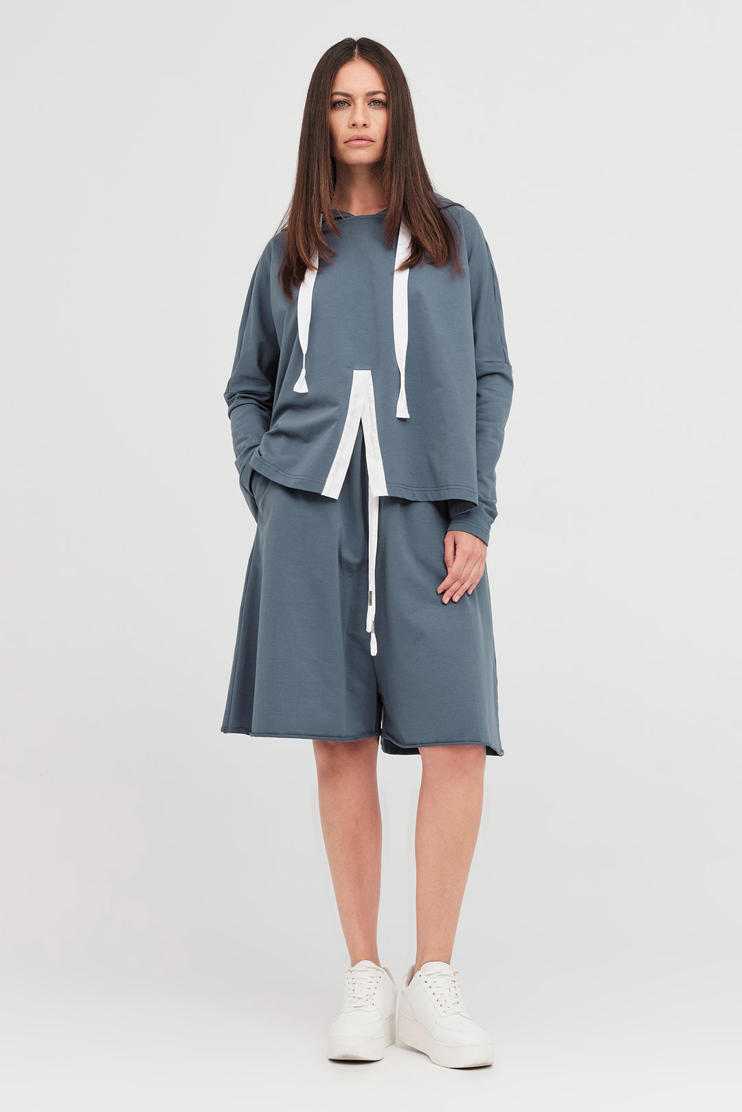 Calibration Hoodie (Indigo/Ivory)