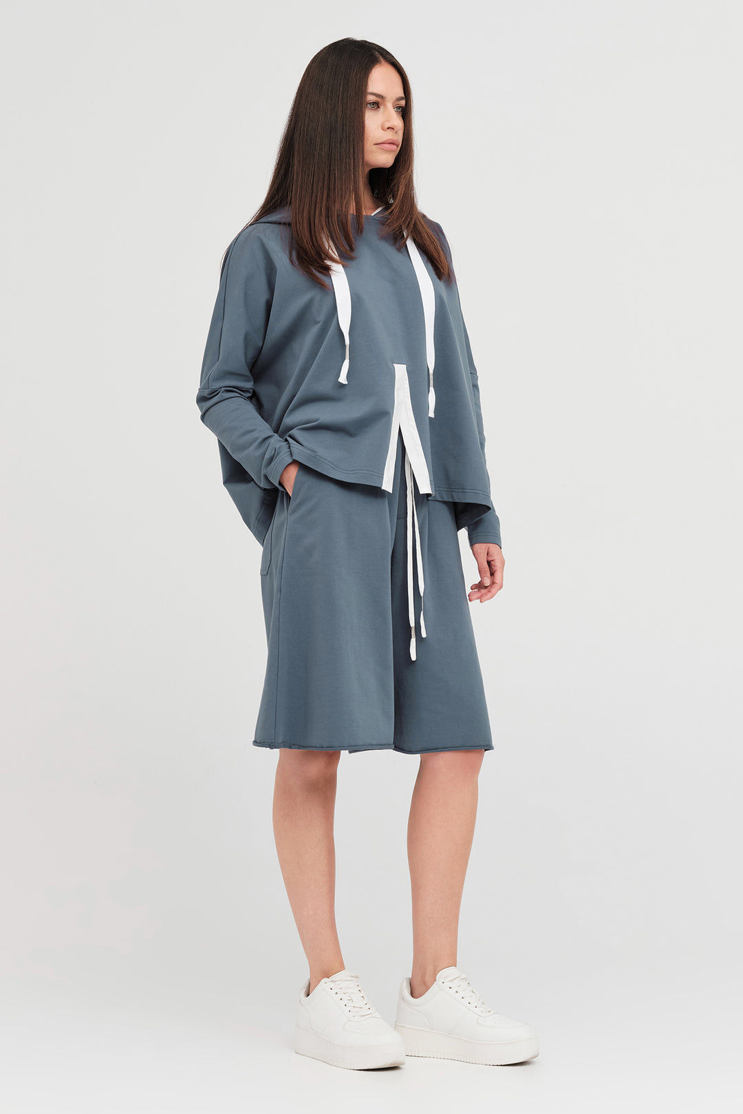 Calibration Hoodie (Indigo/Ivory)