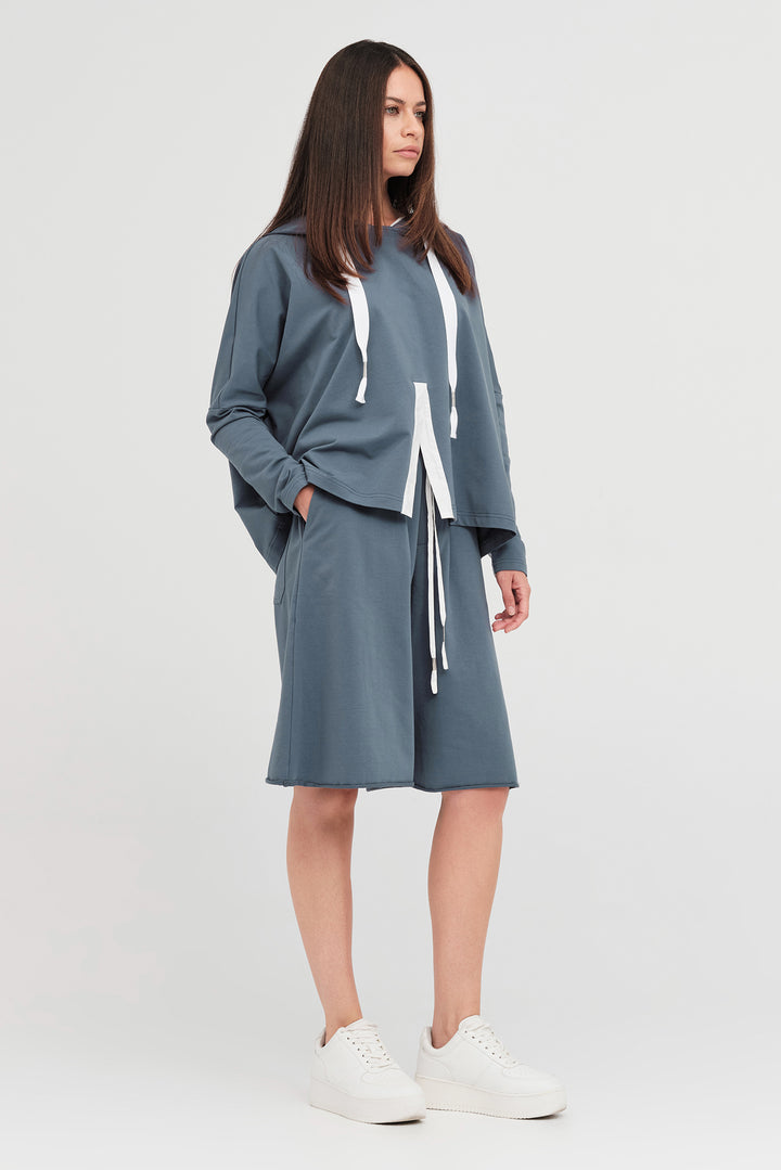 Calibration Hoodie (Indigo/Ivory)
