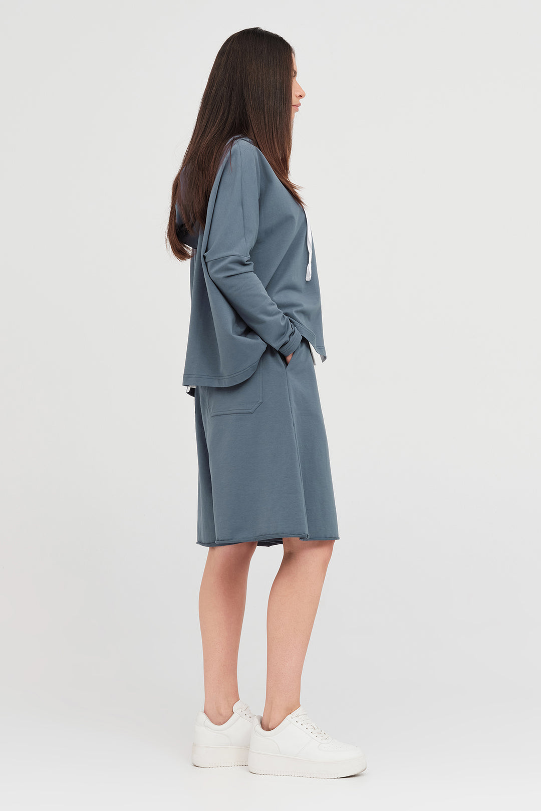 Calibration Hoodie (Indigo/Ivory)