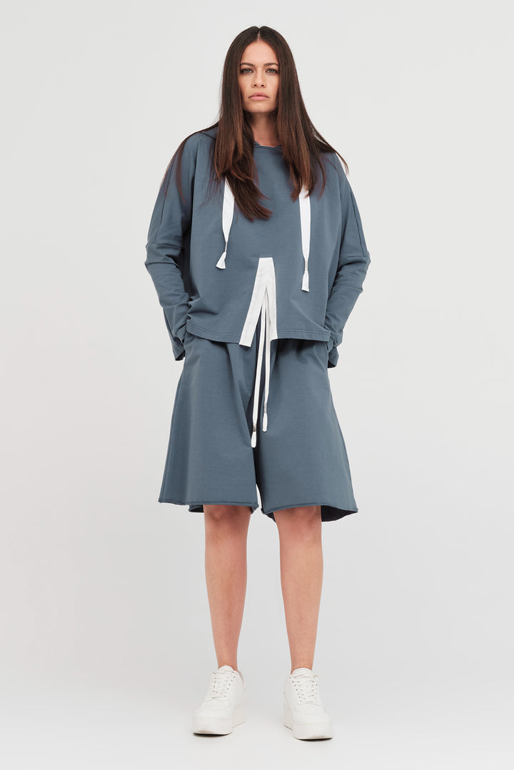 Calibration Hoodie (Indigo/Ivory)