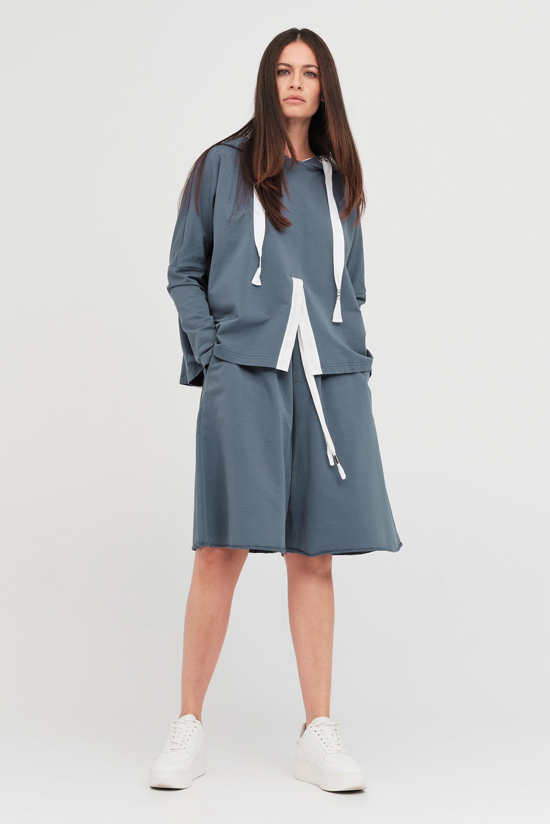 Calibration Hoodie (Indigo/Ivory)