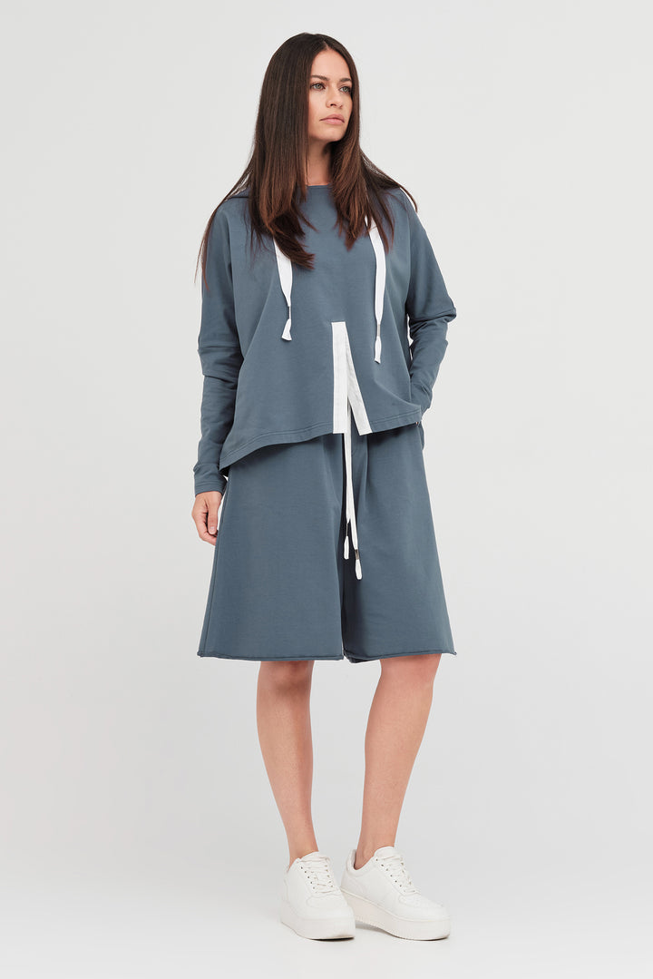 Calibration Hoodie (Indigo/Ivory)