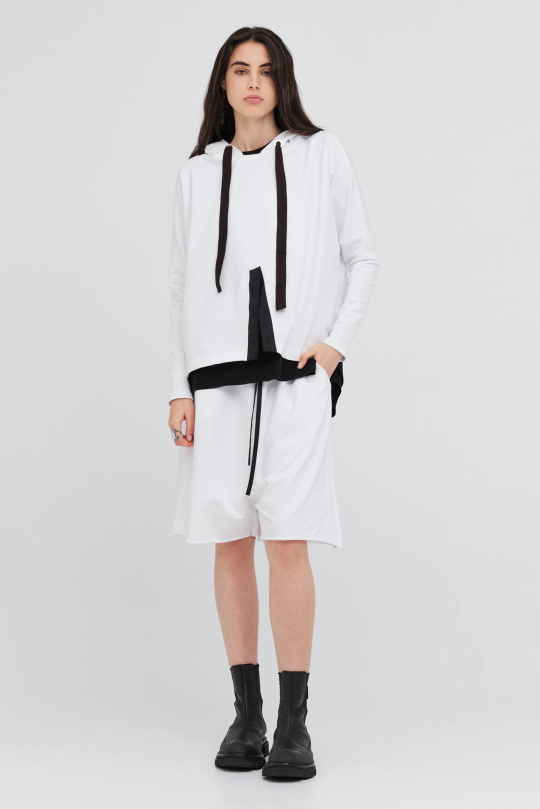 Calibration Hoodie (Ivory/Black)