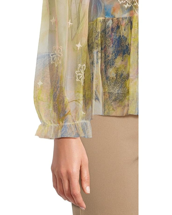 Charlot Mesh Blouse (Aurelius)