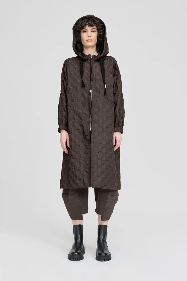 Textured Ascribe Raincoat (Pinecone)