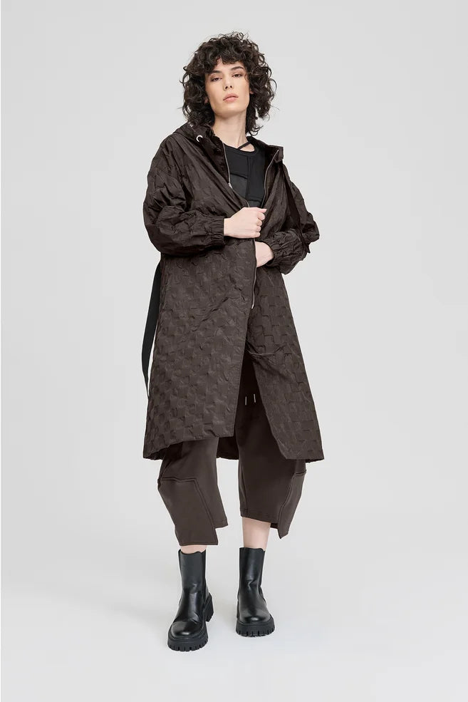 Textured Ascribe Raincoat (Pinecone)