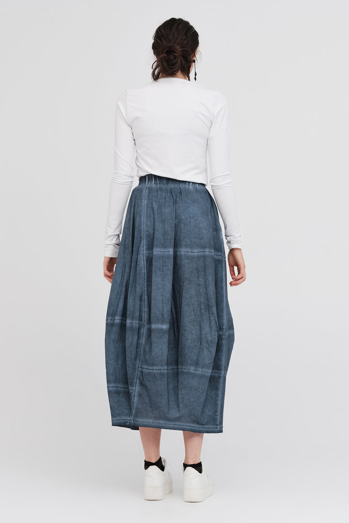 Difference Skirt (Diffused Indigo)