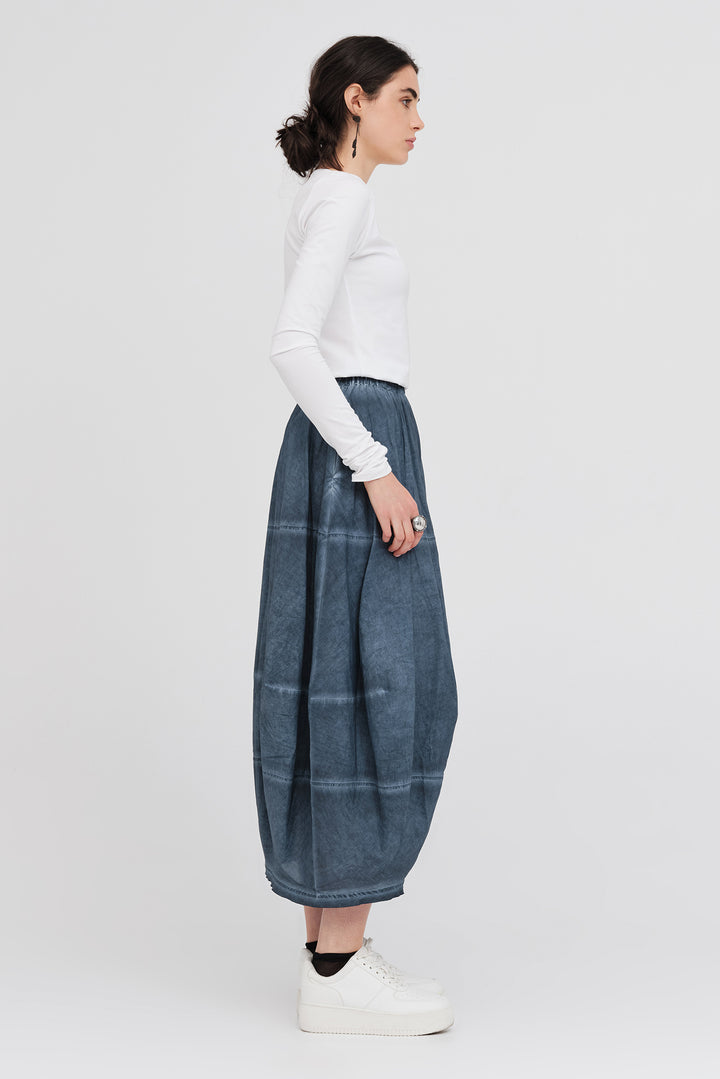 Difference Skirt (Diffused Indigo)
