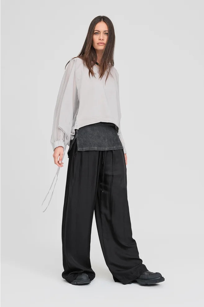 Station Pant - Viscose (Black)