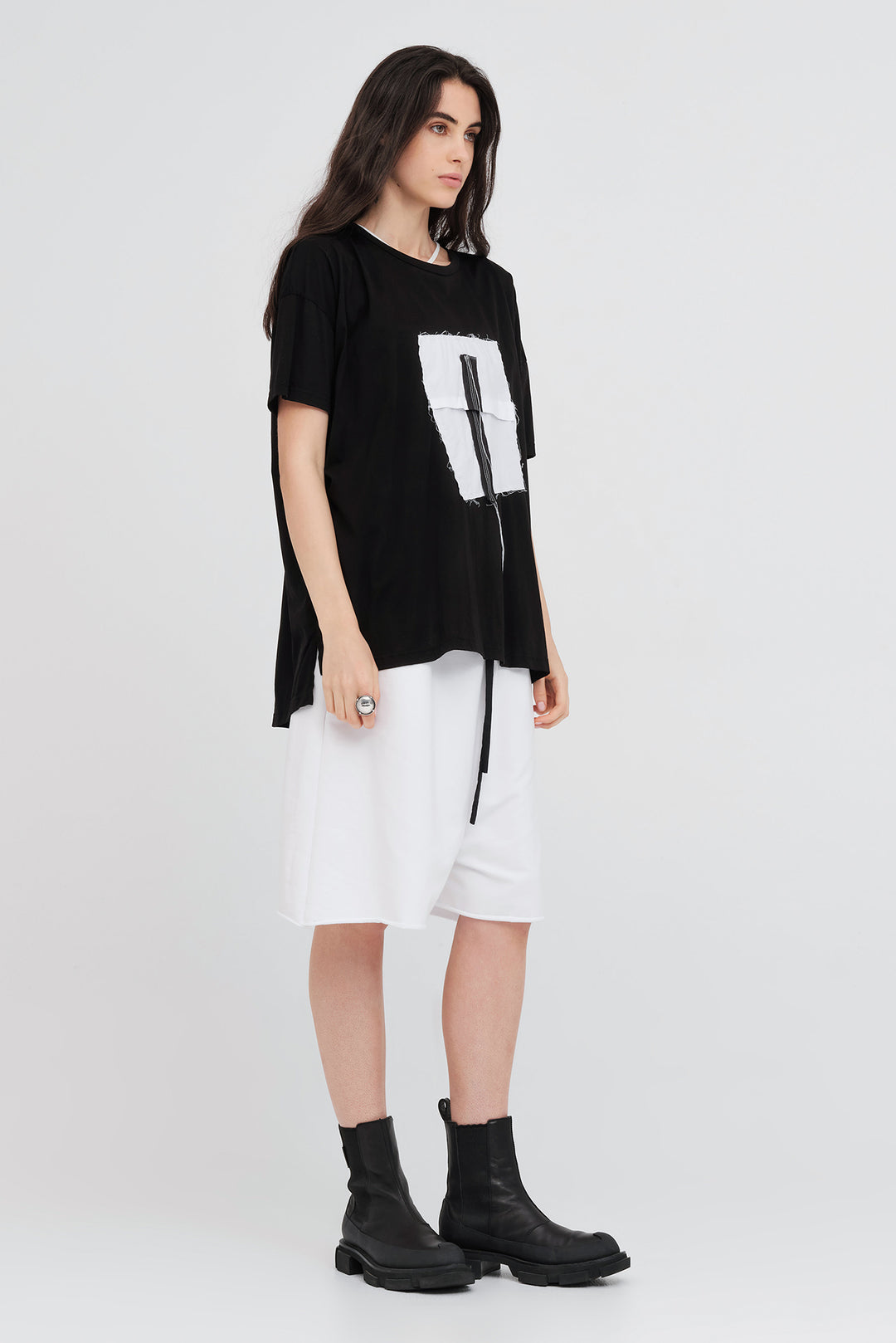 Sector Module Tee (Black/Ivory)