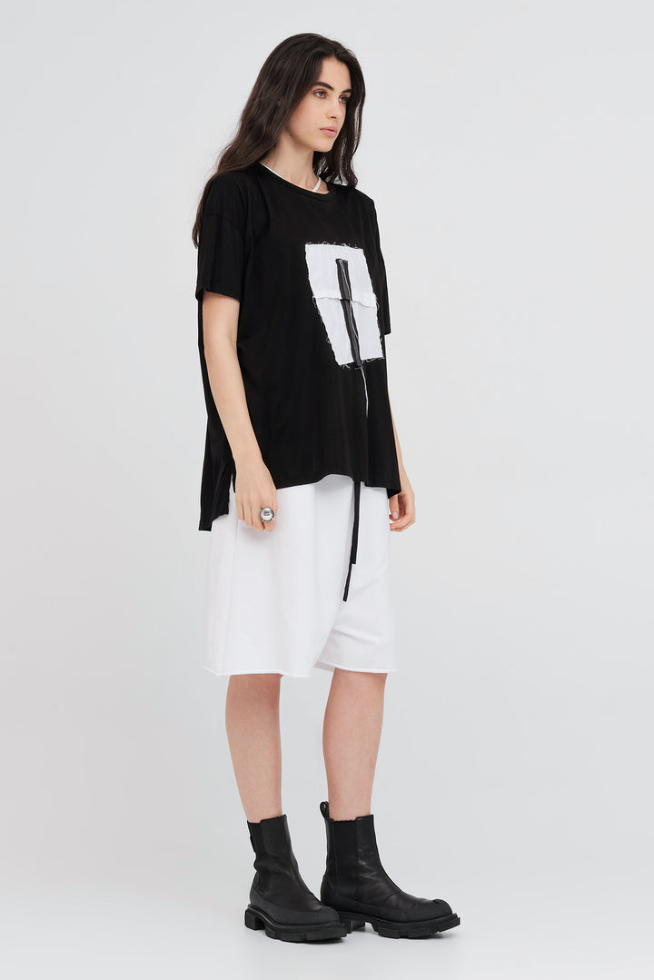 Sector Module Tee (Black/Ivory)