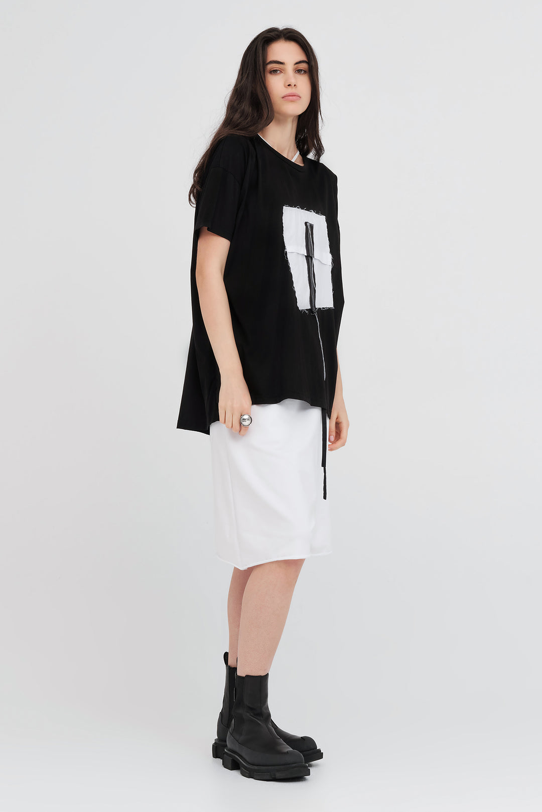 Sector Module Tee (Black/Ivory)