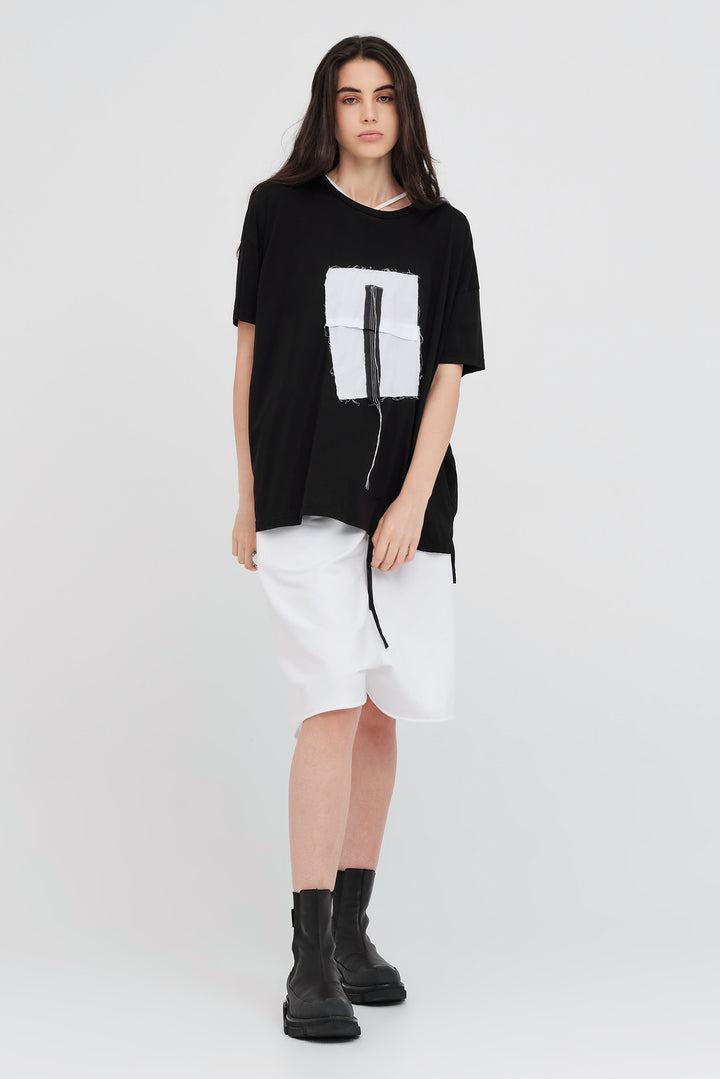 Sector Module Tee (Black/Ivory)