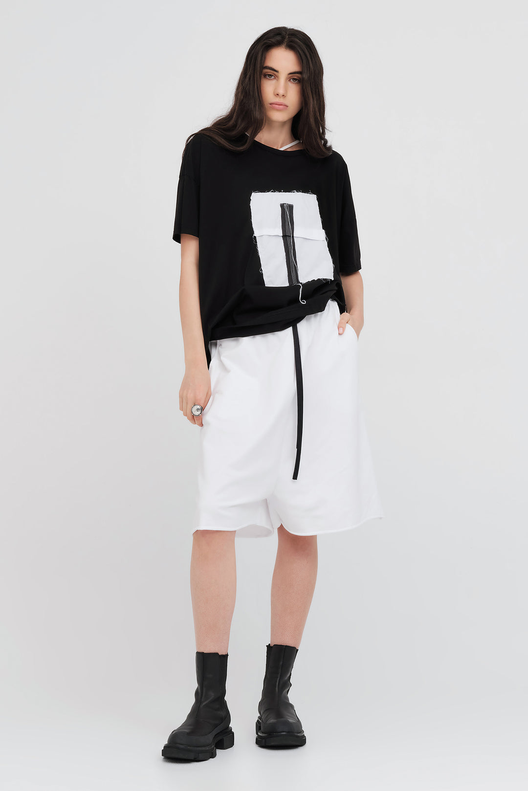 Sector Module Tee (Black/Ivory)
