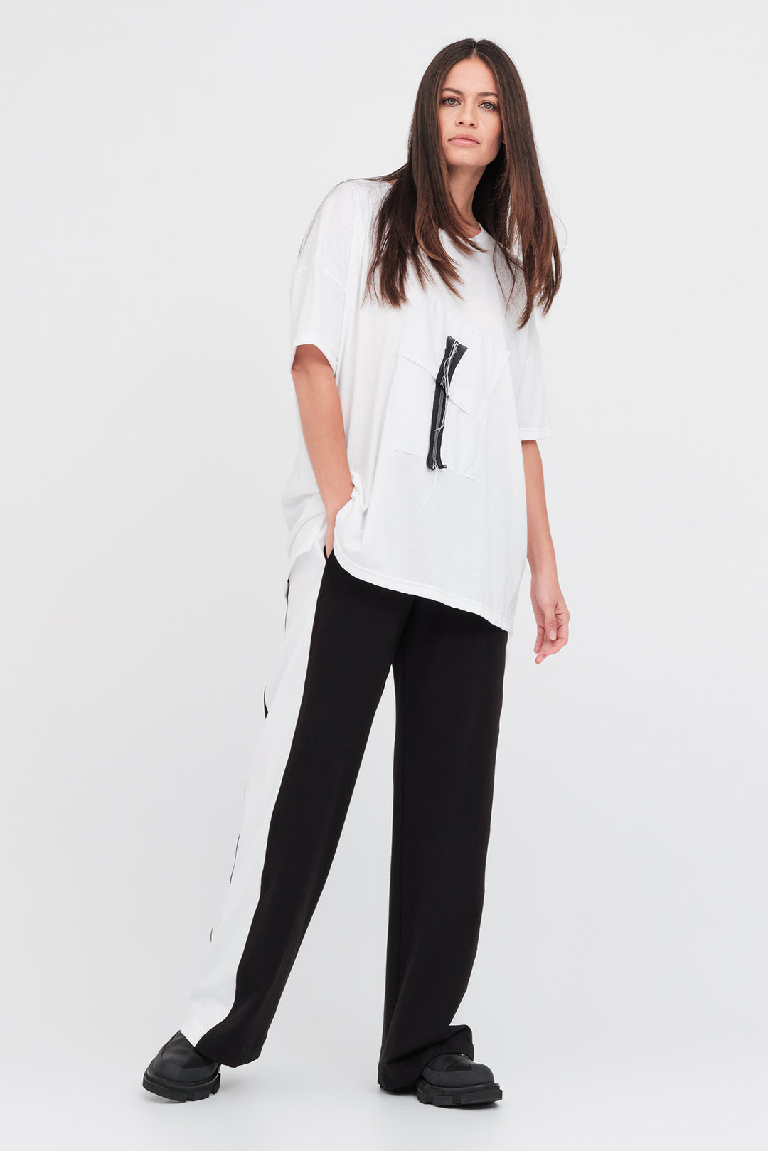 Sector Module Tee (Ivory/Black)