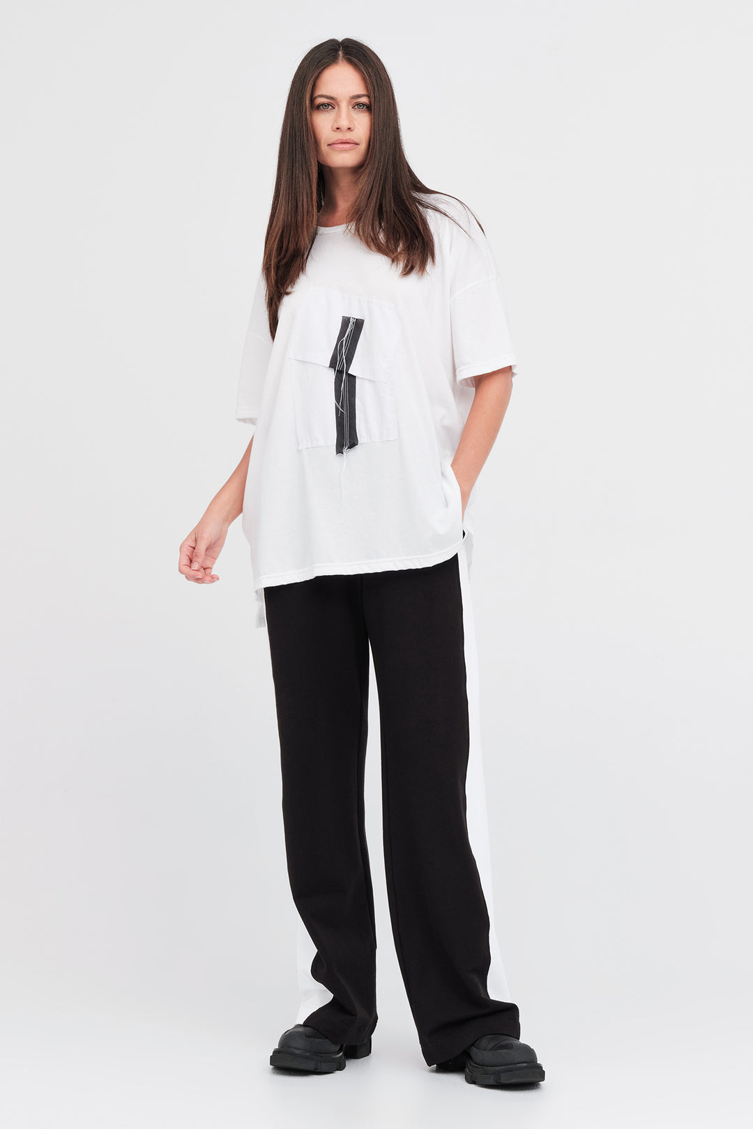 Sector Module Tee (Ivory/Black)