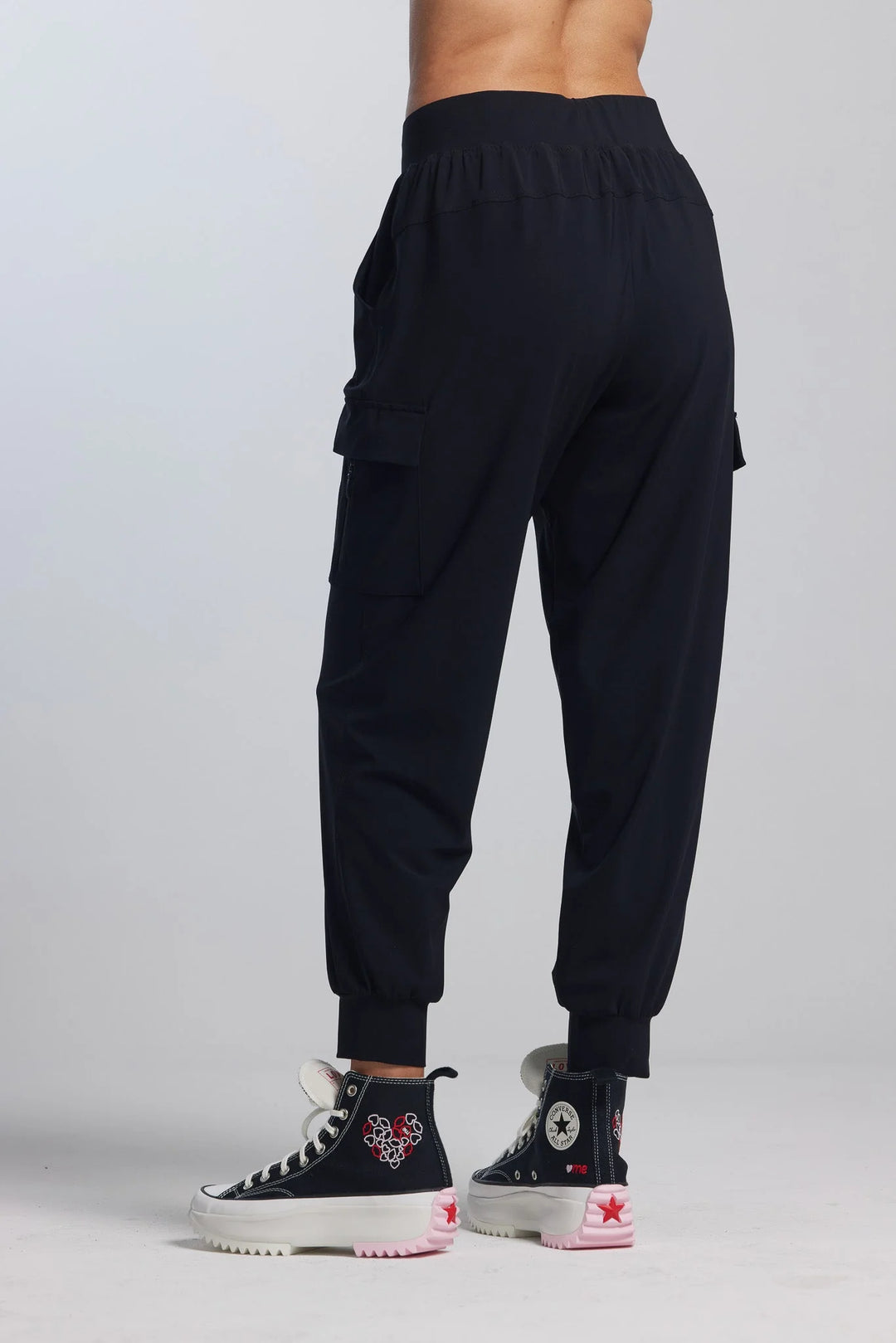 Zip Detailed Pocketed Cuffed Pant