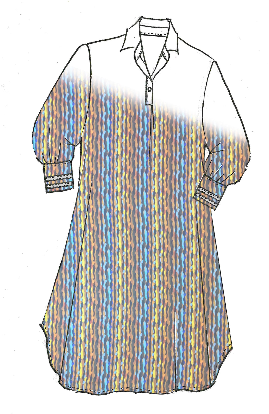 Shirtdress (Viva Print)