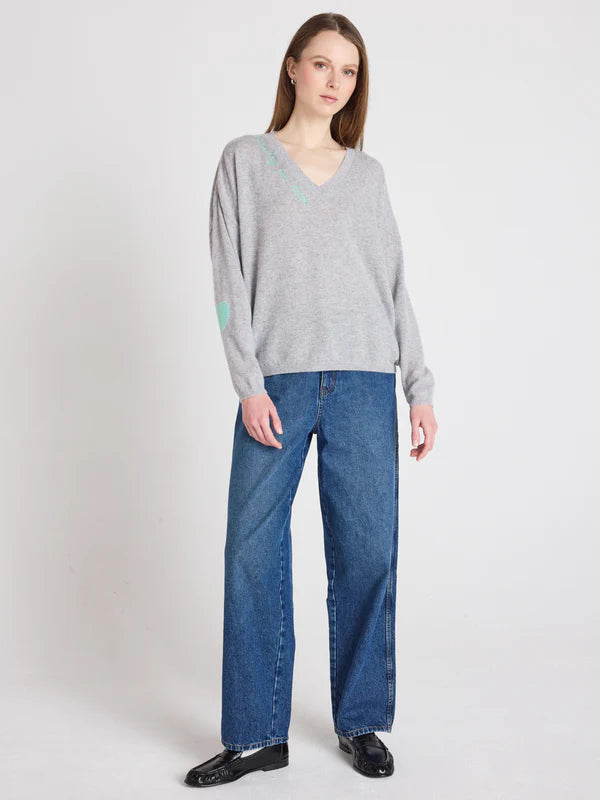 Kennedy Jumper (Light Heather Grey)