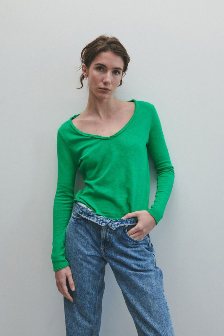 SONOMA V-NECK LONG SLEEVE (VINTAGE MENTHOL)