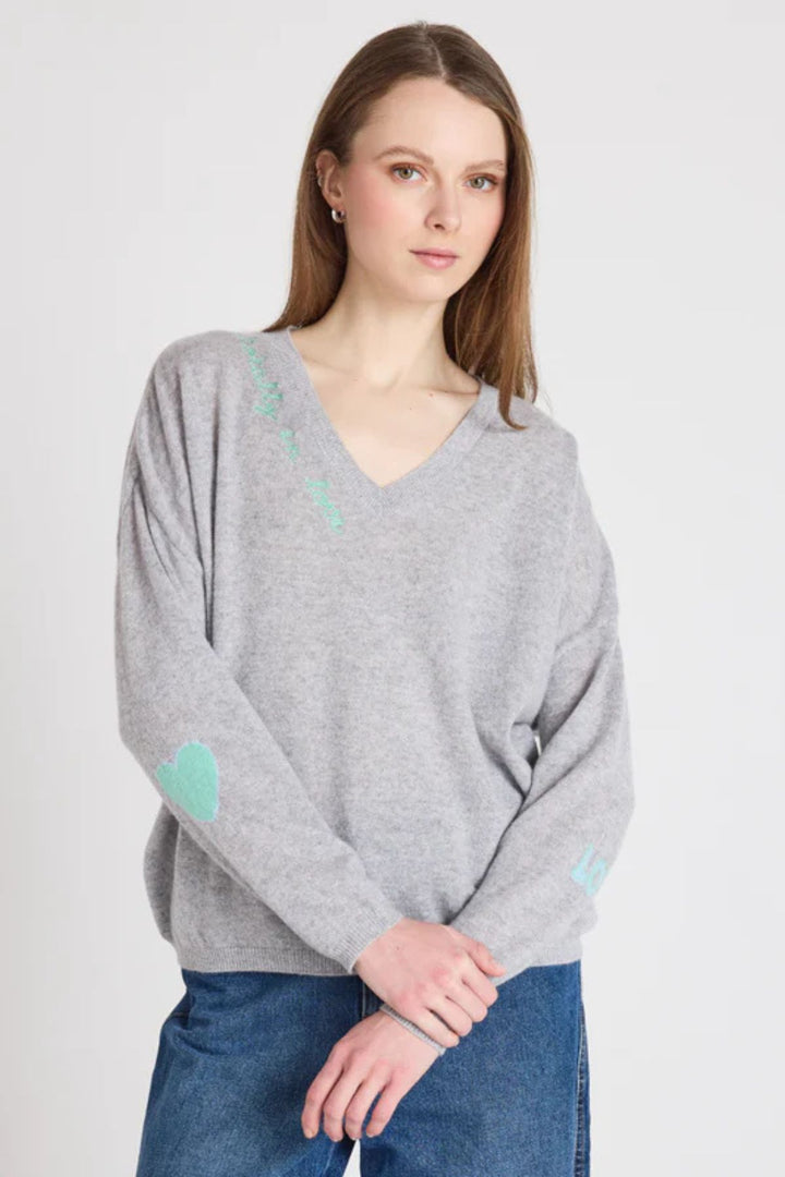 Kennedy Jumper (Light Heather Grey)