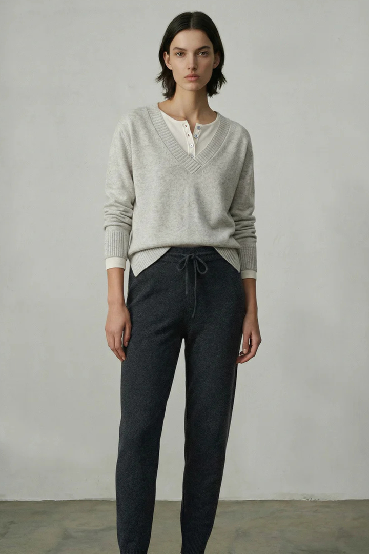 374 CLASSICS V-NECK (Polar Grey)