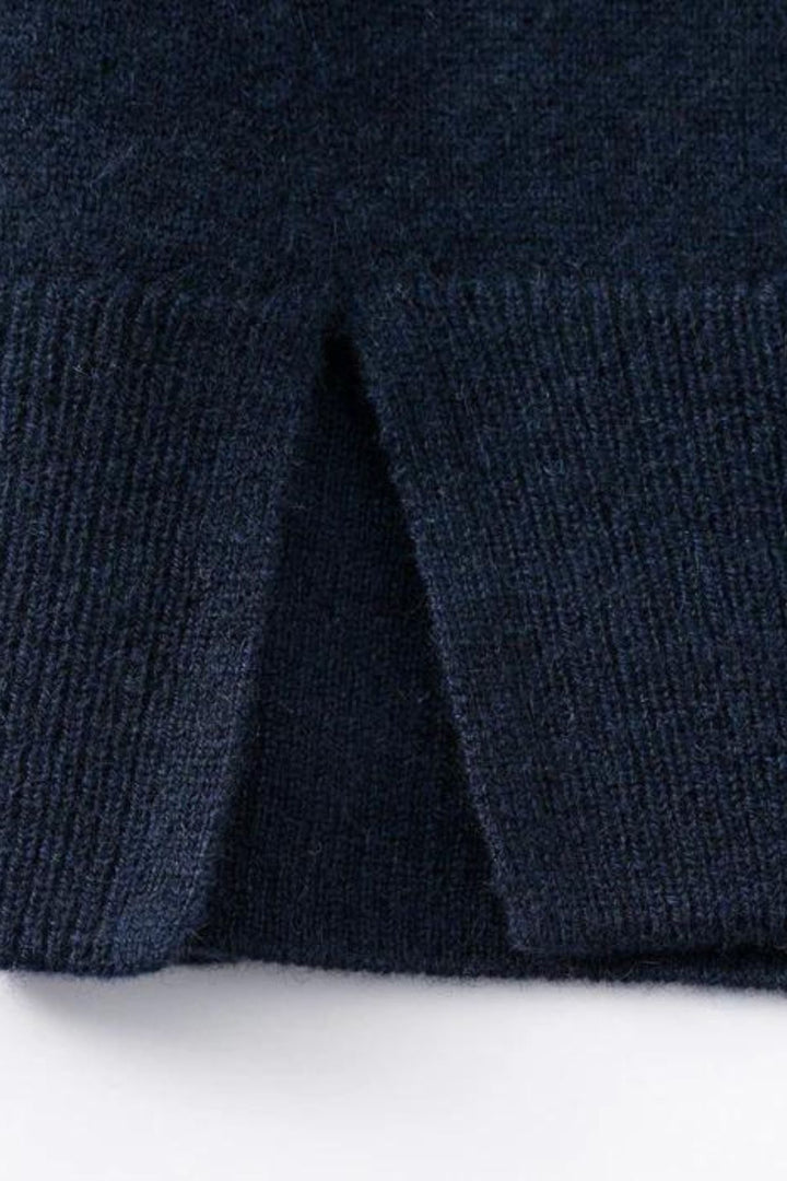 N.29 100% CASHMERE OVERSIZED V NECK (Midnight)