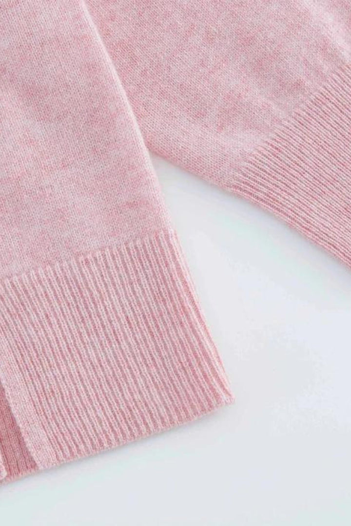 N.29 100% CASHMERE OVERSIZED V NECK (Rose)
