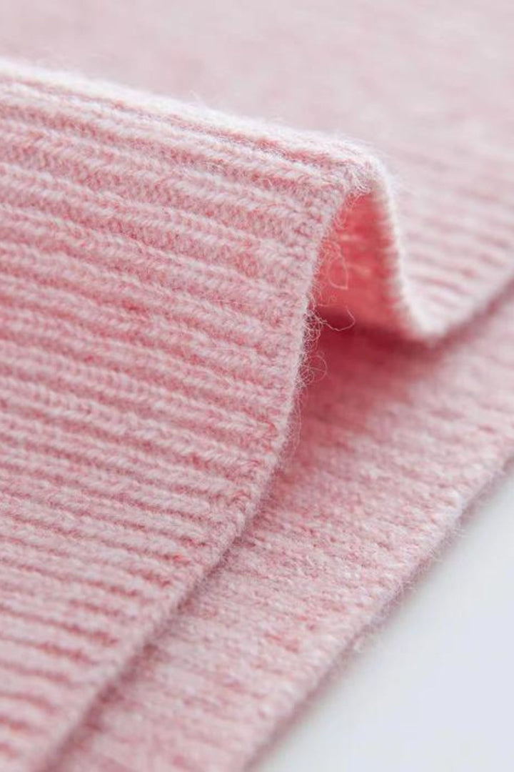 N.29 100% CASHMERE OVERSIZED V NECK (Rose)