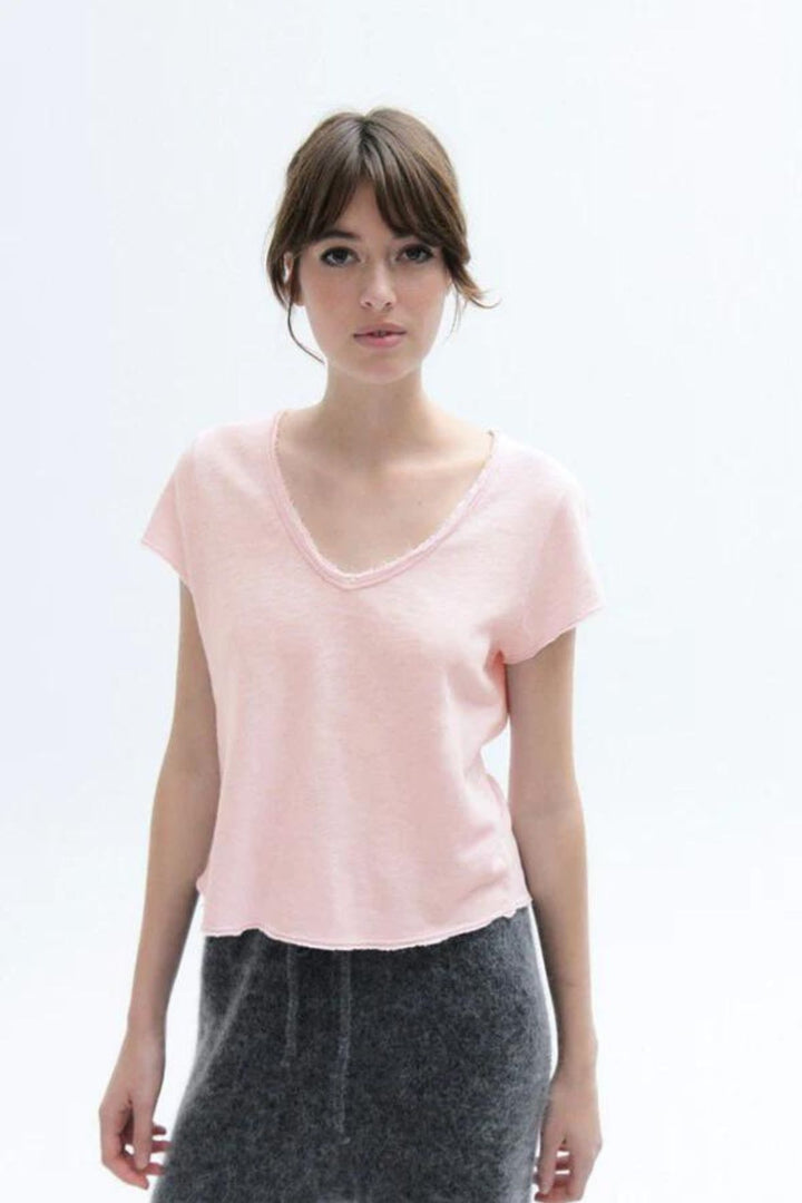 SONOMA V-NECK SHORT SLEEVE (VINTAGE MARSHMALLOW)