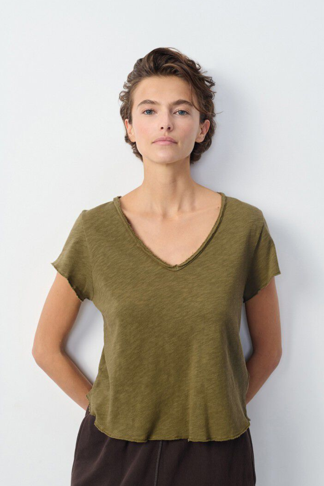 SONOMA V-NECK SHORT SLEEVE (Vintage Bush)