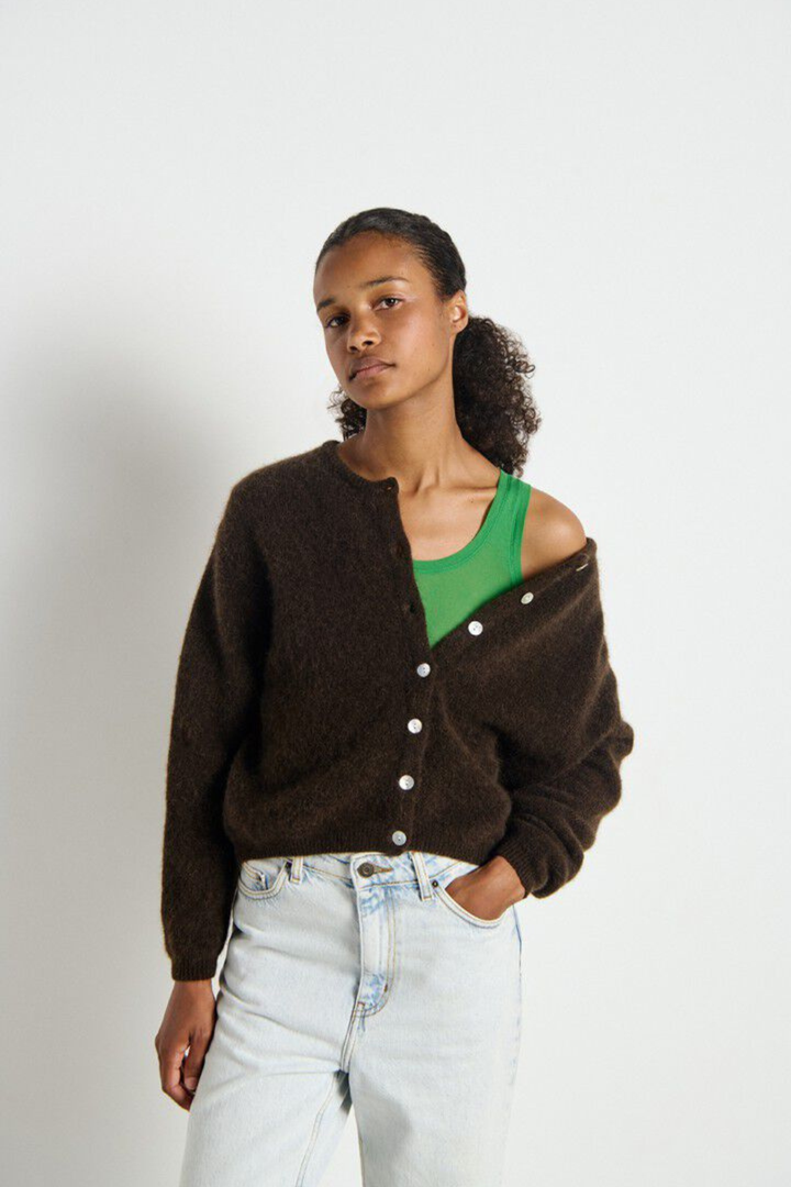 Vitow Cardigan (Coffee Melange)