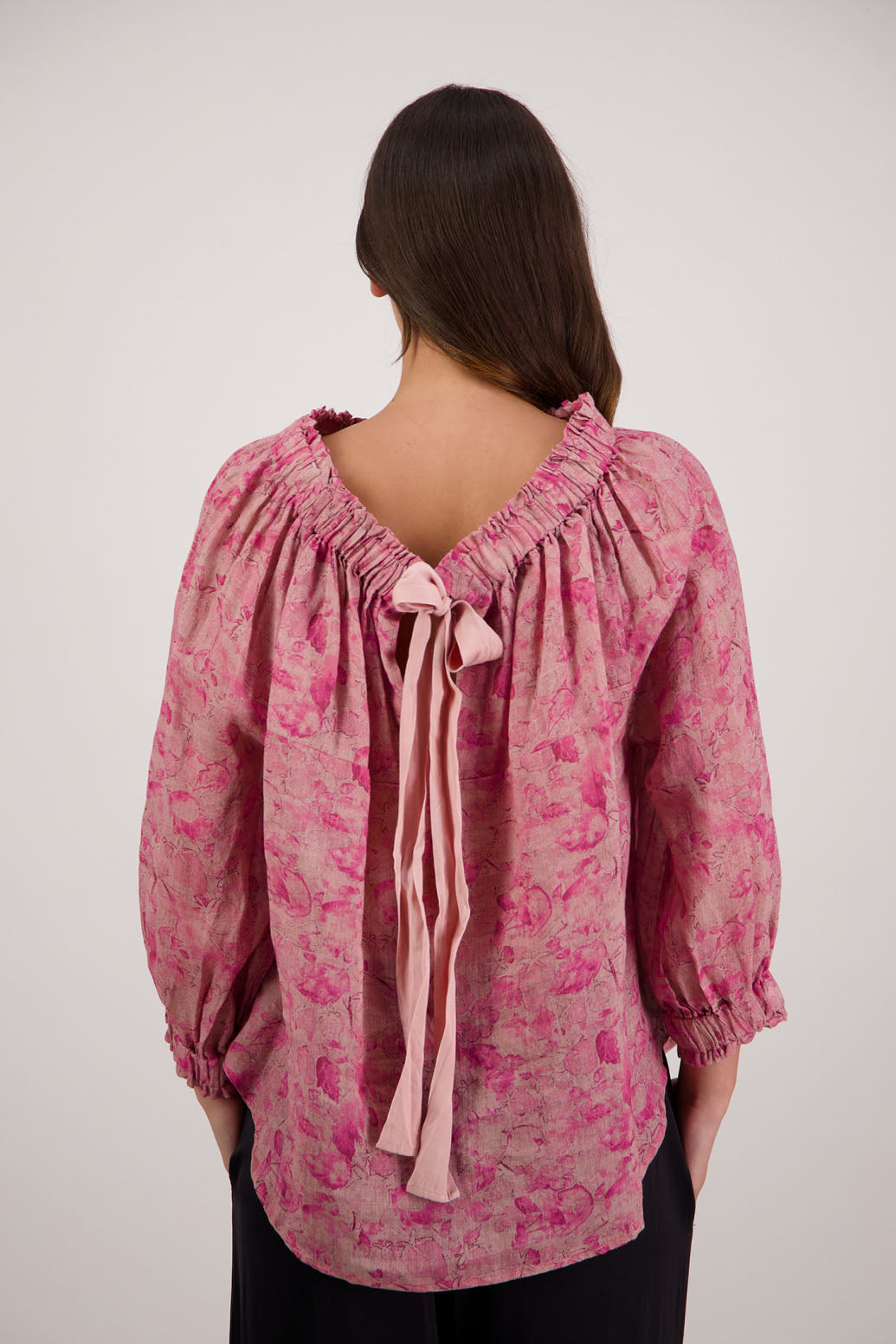 Annabella Top (Pink Floral)
