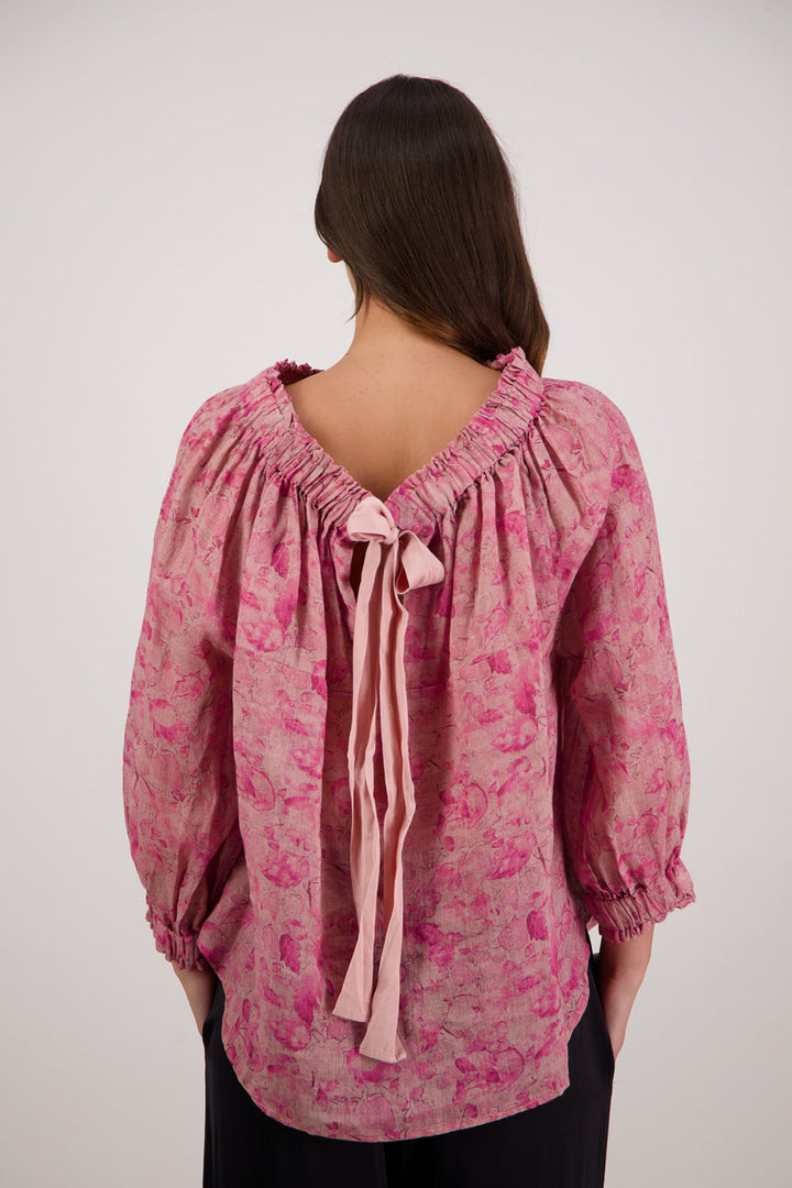 Annabella Top (Pink Floral)