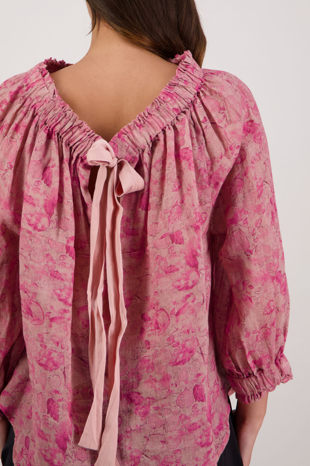 Annabella Top (Pink Floral)