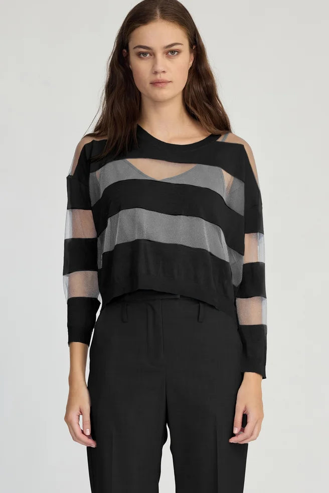 Banded Sweater (Black)