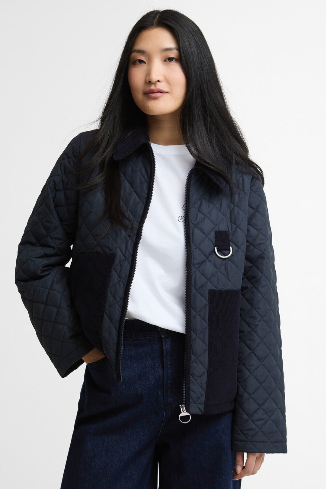 Aylesby  Quilted Jacket (Dark Navy)