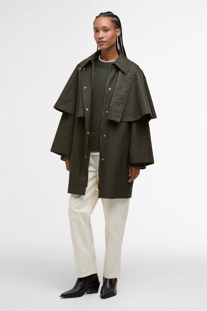 Fia Showerproof Jacket (Sage/Ancient Poplar)