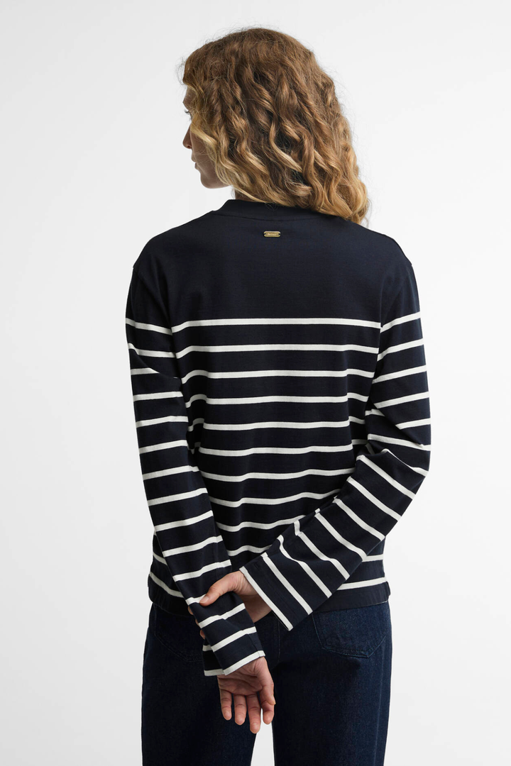 Harling  Striped Top (Dark Navy/Cloud)