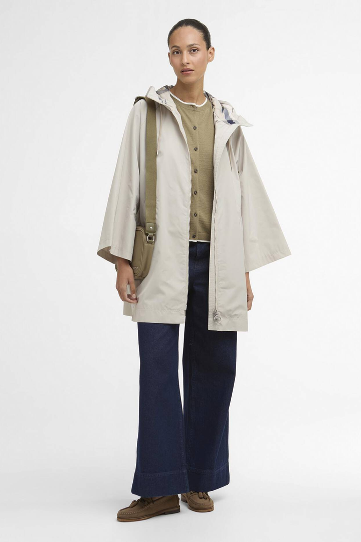 Kinsale Showerproof Cape (Mist/Dress Navy Tartan)