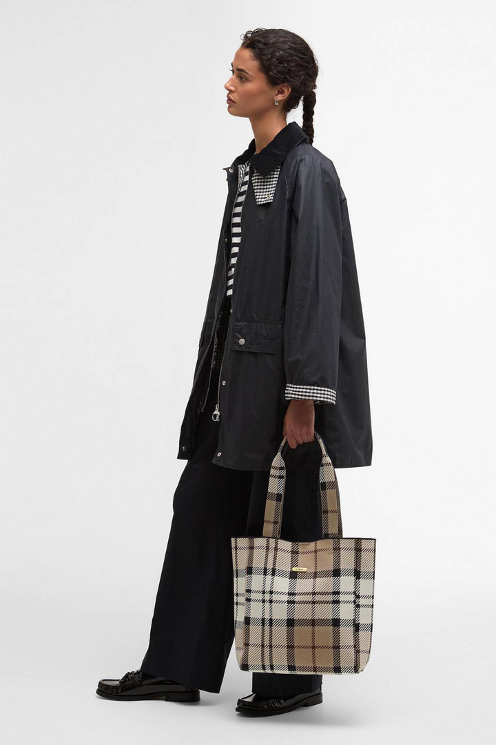 Layla Tartan Shopper Bag (Rosewood Tartan)