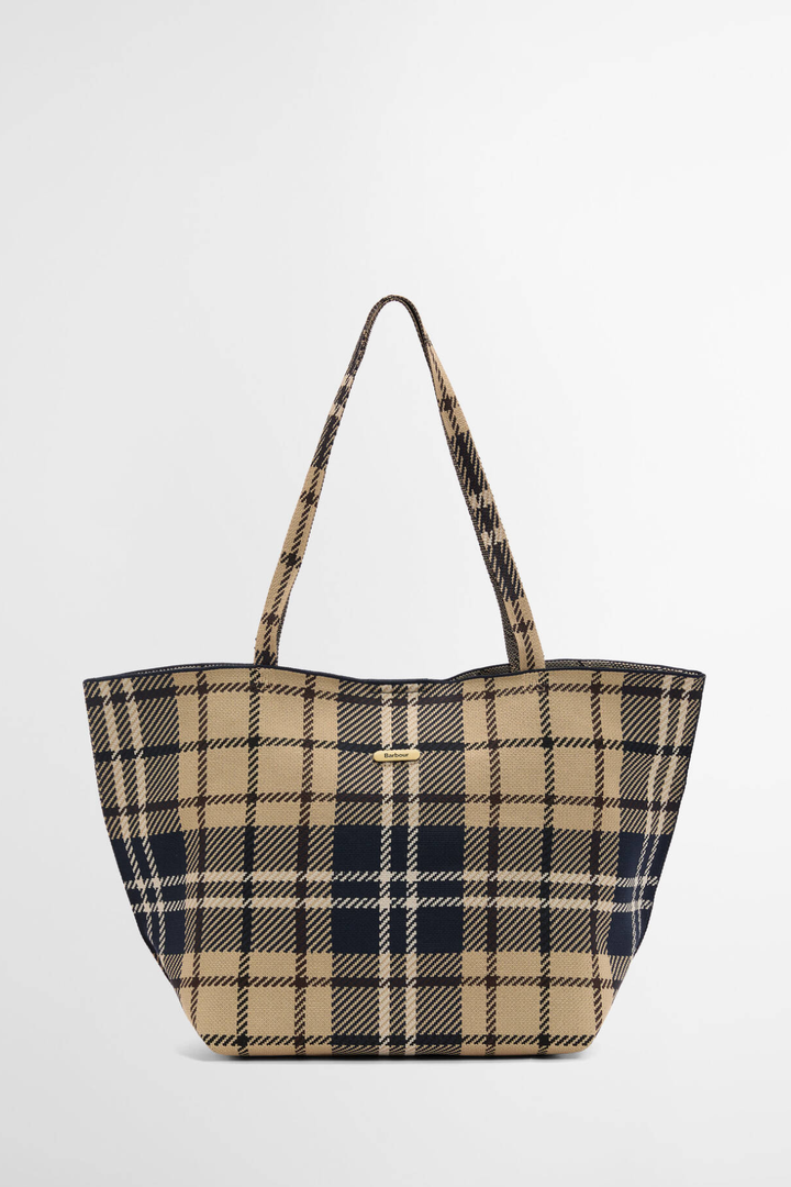 Layla Tartan Large Tote Bag (Birchwood Tartan)