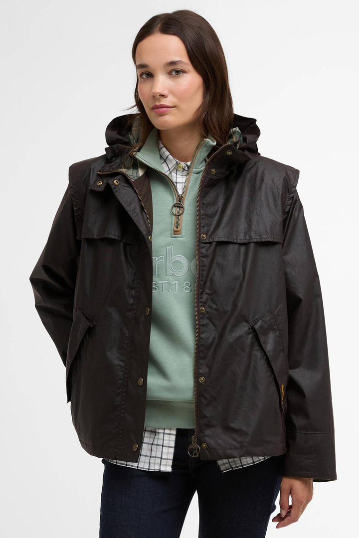 Ornella  Wax Jacket (Rustic/Ancient)