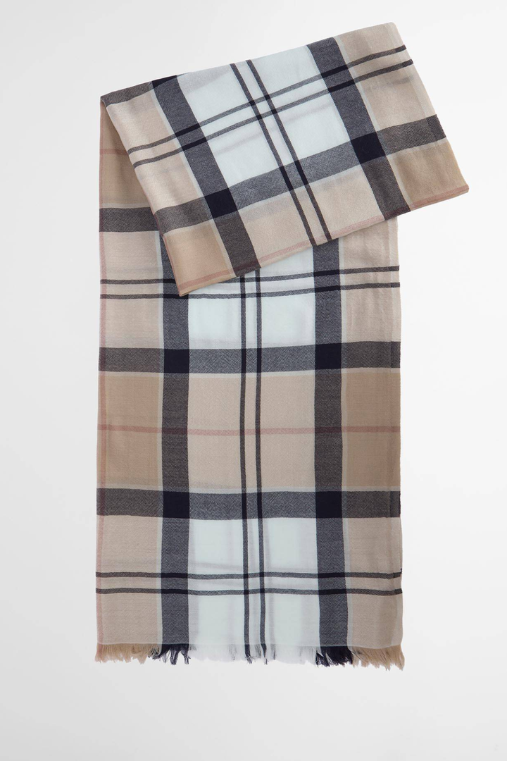 Verona  Pashmina Scarf (Rosewood  Tartan)