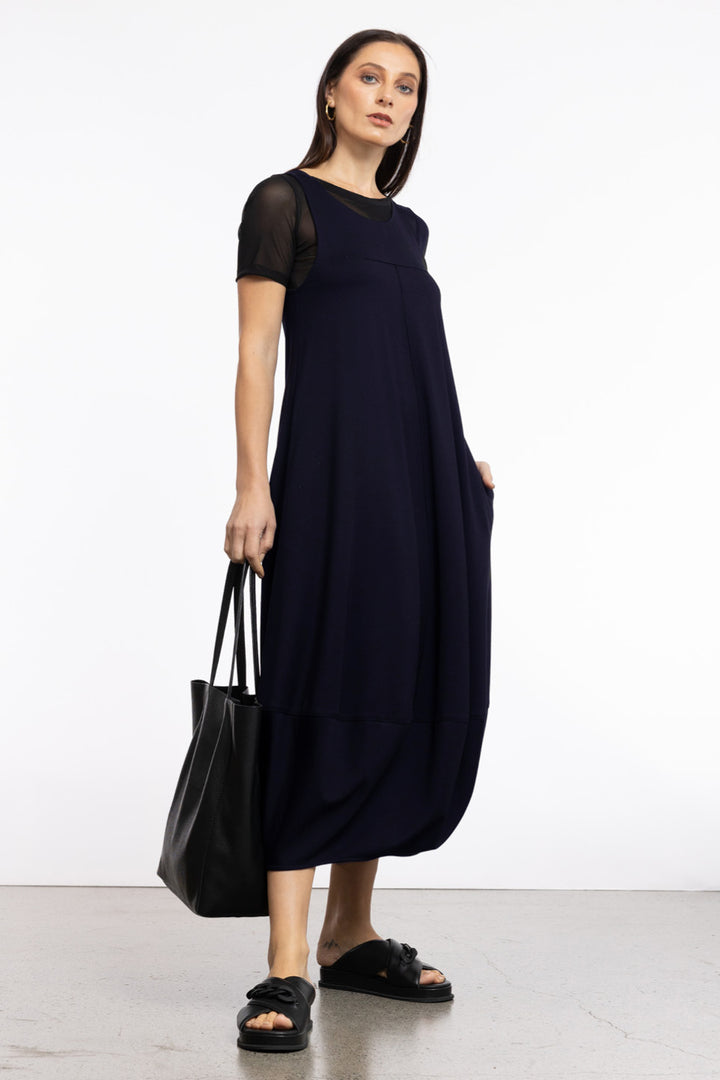 BAY DRESS (NAVY)